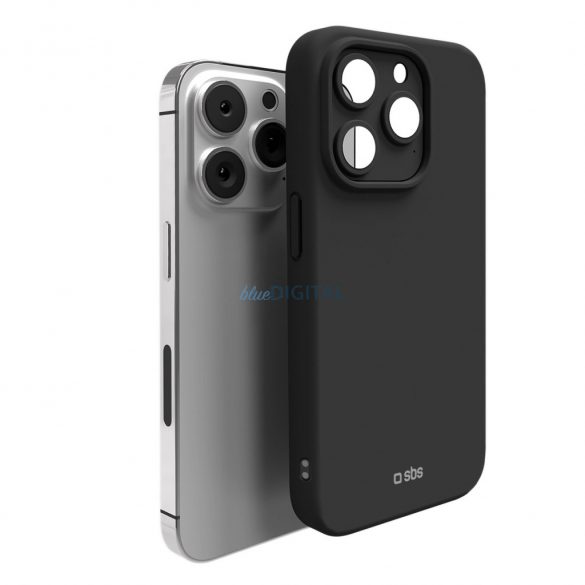 Carcasă SBS Full Active D3O pentru iPhone 15 Pro - Negru