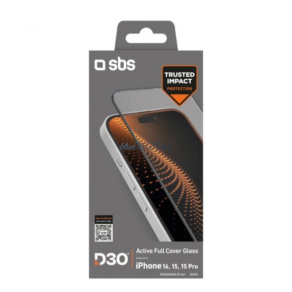 Sticlă temperată SBS D3O pentru iPhone 16 / iPhone 15