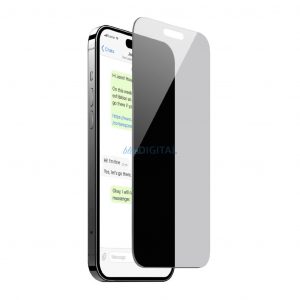 Sticlă temperată Puro Privacy pentru iPhone 16 Plus / iPhone 15 Plus