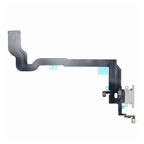 FLEX IPHONE X CU CONECTOR DE ÎNCĂRCARE ALB