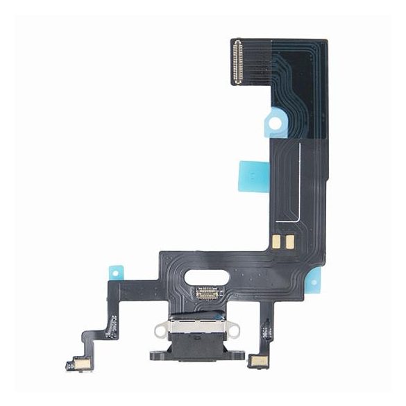 FLEX IPHONE XR CU CONECTOR DE ÎNCĂRCARE NEGRU