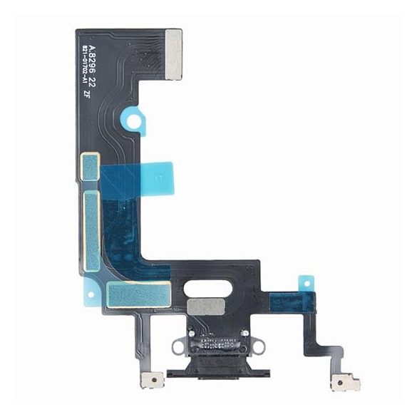 FLEX IPHONE XR CU CONECTOR DE ÎNCĂRCARE NEGRU