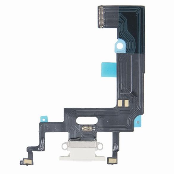 FLEX IPHONE XR CU CONECTOR DE ÎNCĂRCARE ALB