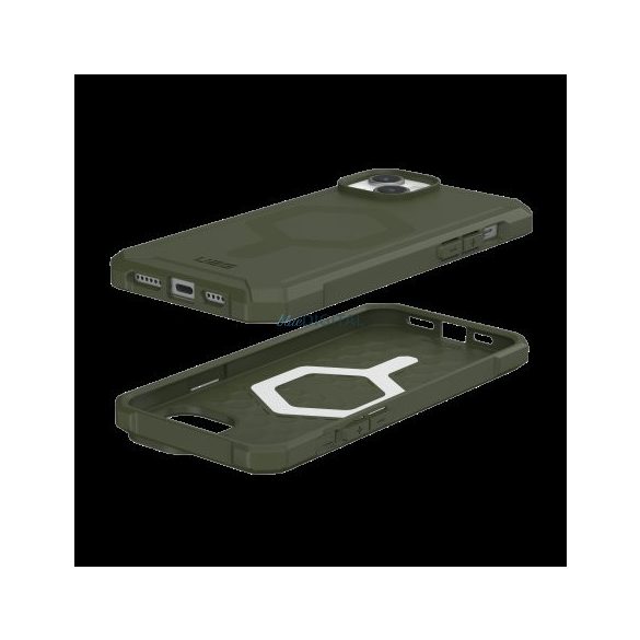 UAG Essential Armor Magsafe - husă de protecție pentru iPhone 15 Plus (măsliniu)