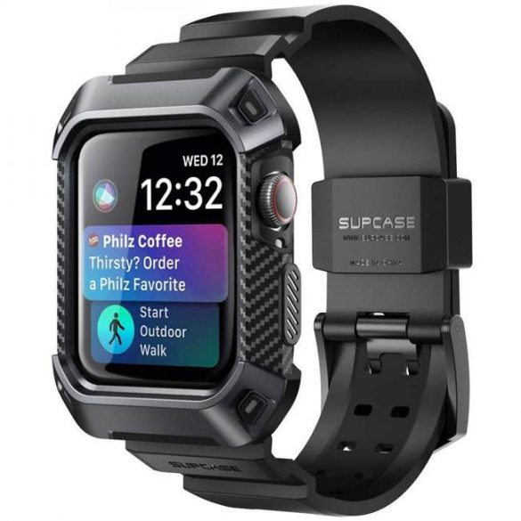 Suptok Unicorn Beetle Pro Apple Watch 4 (44MM) Negru husă de protecție pentru ceas