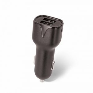 ÎNCĂRCĂTOR AUTO MAXLIFE 2.4A 2XUSB ÎNCĂRCARE RAPIDĂ NEGRU