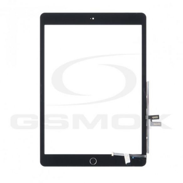 TOUCH PAD IPAD GENERAȚIA A 7-A (A2197, A2198, A2200) / A 8-A (A2270, A2428, A2429) 10,2 INCI NEGRU CU AUTOCOLANT ȘI ACASA