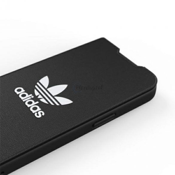 Husă Adidas OR Booklet BASIC iPhone 13 6.1 "alb-negru / alb negru 47086