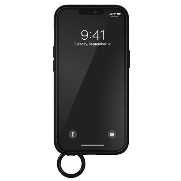 Husă Adidas OR cu curea de mână iPhone 13 Pro /13 6.1" negru-verde/negru-verde 47111