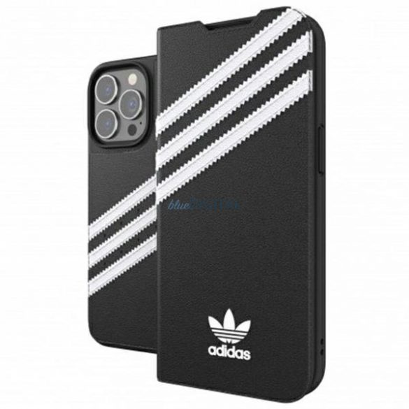 Husă Adidas OR Booklet PU iPhone 13 Pro / 13 6.1 "alb-negru / alb negru 47112