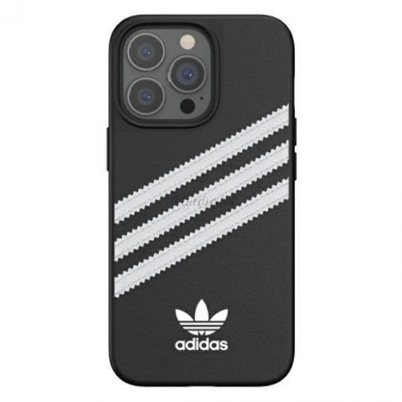 Husă modelată Adidas OR PU iPhone 13 Pro / 13 6.1 "alb-negru / alb negru 47114