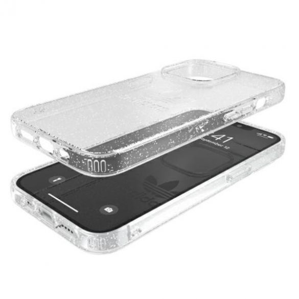 Husă de protecție Adidas OR pentru iPhone 13 Pro / 13 6,1" transparentă cu sclipici 47120