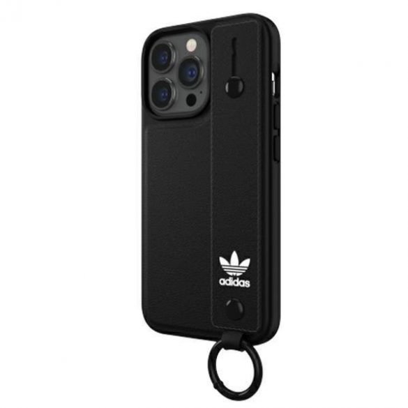 Husă Adidas OR cu curea de mână iPhone 13 Pro /13 6.1" negru/negru 47109