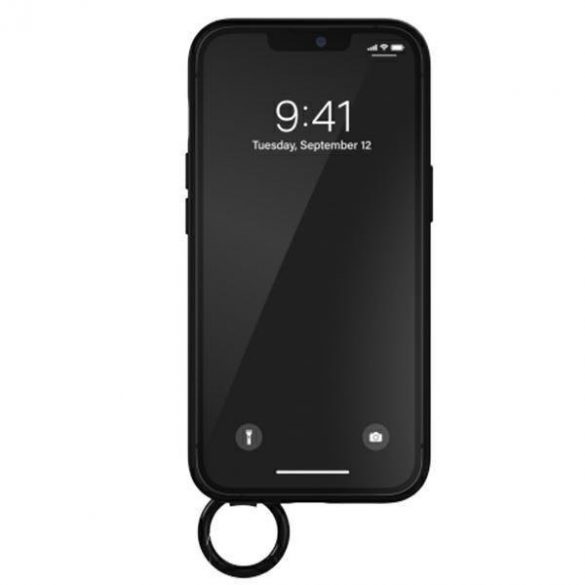 Husă Adidas OR cu curea de mână iPhone 13 Pro /13 6.1" negru/negru 47109