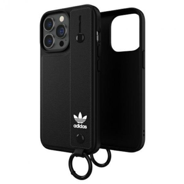 Husă Adidas OR cu curea de mână iPhone 13 Pro /13 6.1" negru/negru 47109