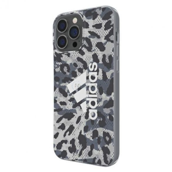 Husă Adidas OR Snap Leopard iPhone 13 Pro / 13 6.1" gri / gri 47259