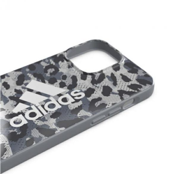 Husă Adidas OR Snap Leopard iPhone 13 Pro / 13 6.1" gri / gri 47259