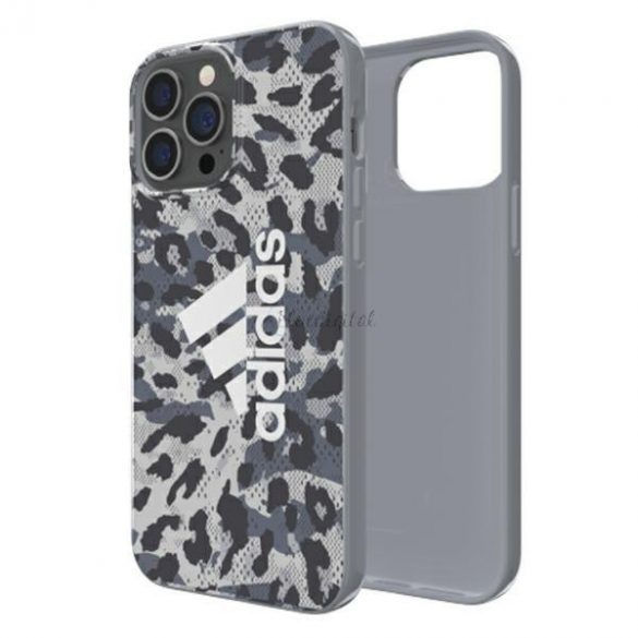 Husă Adidas OR Snap Leopard iPhone 13 Pro / 13 6.1" gri / gri 47259