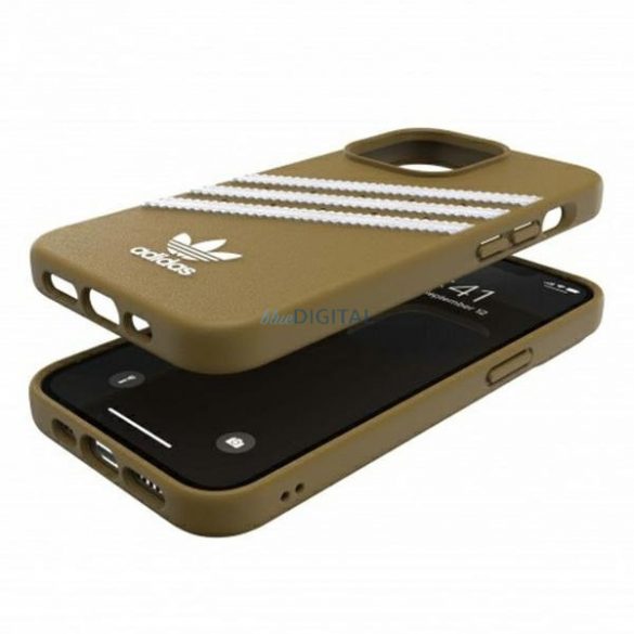 Adidas OR Molded PU iPhone 13 Pro / 13 6.1 "bej-auriu / bej-auriu 47806