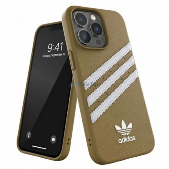 Adidas OR Molded PU iPhone 13 Pro / 13 6.1 "bej-auriu / bej-auriu 47806