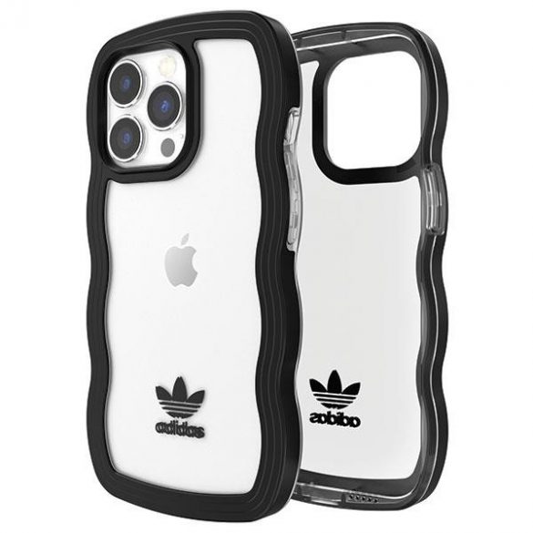 Husă Adidas OR Wavy iPhone 13 Pro /13 6.1" negru-transparent/negru-transparent 51900