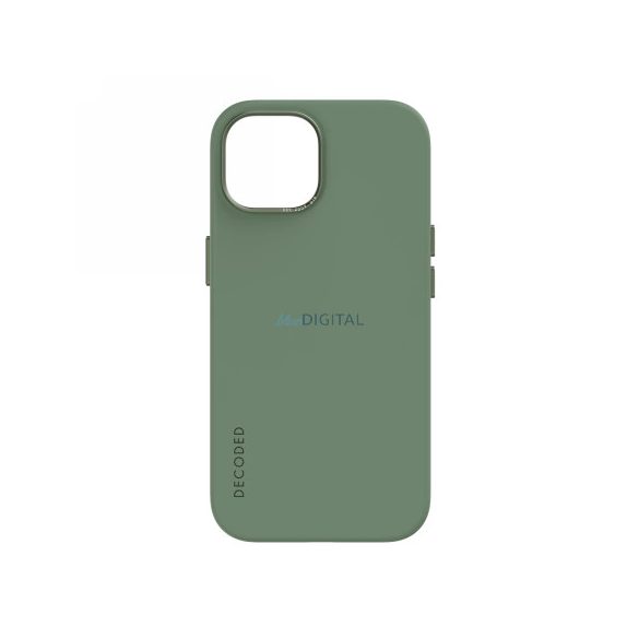 Decodificat - silikonowa obudowa ochronna pentru iPhone 15 kompatybilna z MagSafe (verde frunze de salvie)