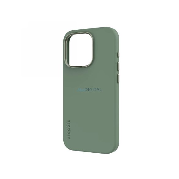 Husa din silicon decodata cu MagSafe pentru iPhone 15 Pro - verde