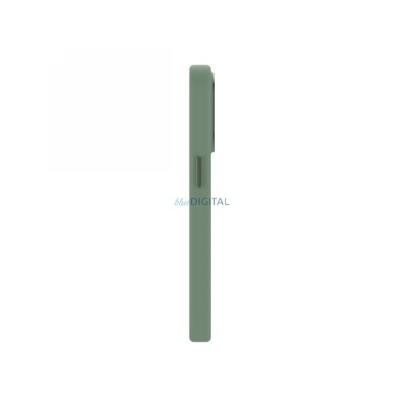 Husa din silicon decodata cu MagSafe pentru iPhone 15 Pro - verde