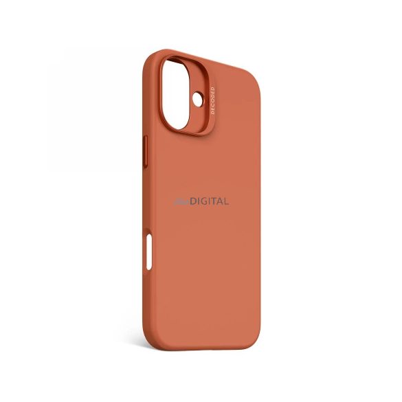 Decoded AntiMicrobial Silicon Backcover Carcasă compatibilă MagSafe pentru iPhone 16 Plus - portocaliu