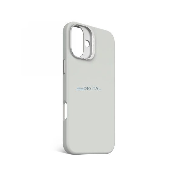 Decoded AntiMicrobial silicon Backcover MagSafe caz compatibil pentru iPhone 16 Plus - gri