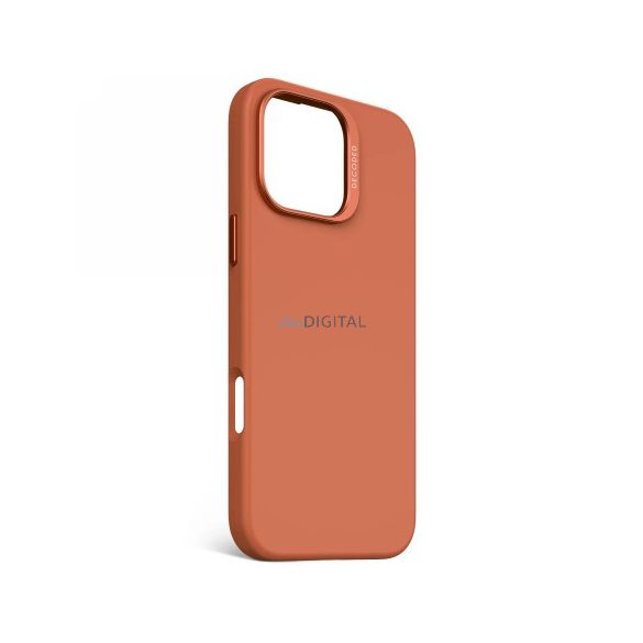 Decoded AntiMicrobial silicon Backcover MagSafe caz compatibil pentru iPhone 16 Pro Max - portocaliu