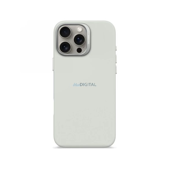 Decoded AntiMicrobial silicon Backcover MagSafe caz compatibil pentru iPhone 16 Pro Max - gri