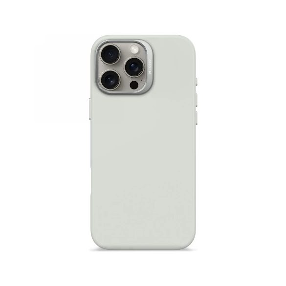 Decoded AntiMicrobial silicon Backcover MagSafe caz compatibil pentru iPhone 16 Pro Max - gri