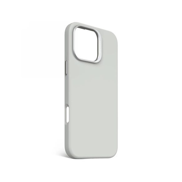 Decoded AntiMicrobial silicon Backcover MagSafe caz compatibil pentru iPhone 16 Pro Max - gri