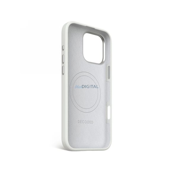 Decoded AntiMicrobial silicon Backcover MagSafe caz compatibil pentru iPhone 16 Pro Max - gri