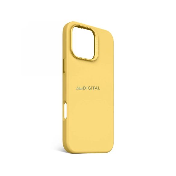 Decoded AntiMicrobial silicon Backcover MagSafe caz compatibil pentru iPhone 16 Pro Max - galben