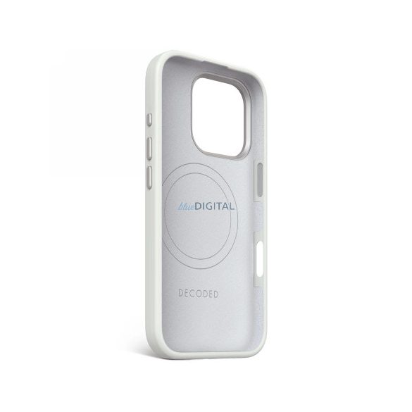 Decoded AntiMicrobial silicon Stacks Backcover MagSafe caz compatibil pentru iPhone 16 Pro - gri