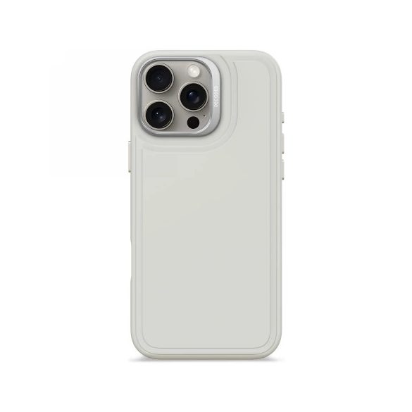 Decoded AntiMicrobial silicon Stacks Backcover MagSafe caz compatibil pentru iPhone 16 Pro Max - gri