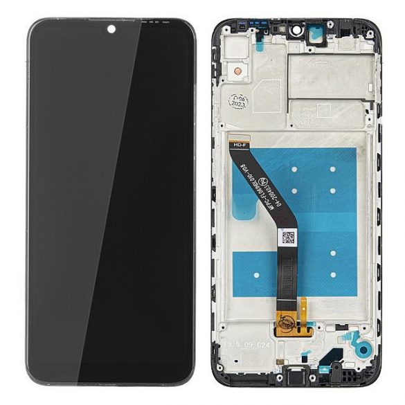 LCD + TOUCH PAD COMPLET HUAWEI Y6 2019 / Y6 PRIME 2019 NEGRU CU CADRU FĂRĂ LOGO