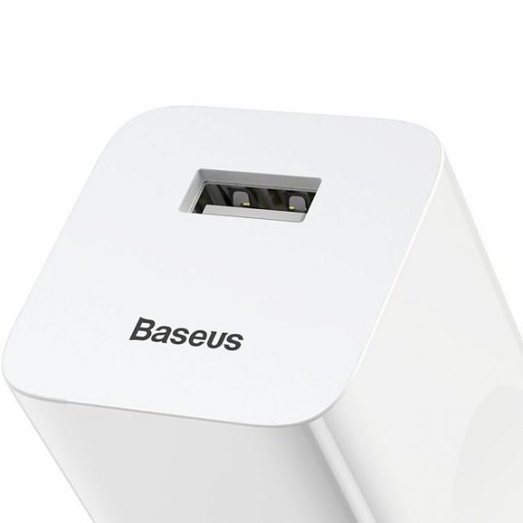 ÎNCĂRCĂTOR DE CĂLĂTORIE BASEUS USB 3A 24W QC 3.0 CCALL-BX02 ALB