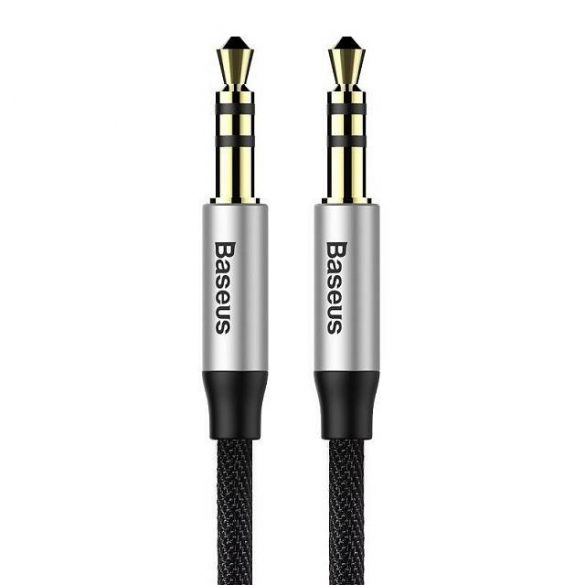 JACK DE CABLU 3.5MM - JACK DE 3.5MM 1.5M BASEUS YIVEN AUDIO M30 CAM30-CS1 NEGRU