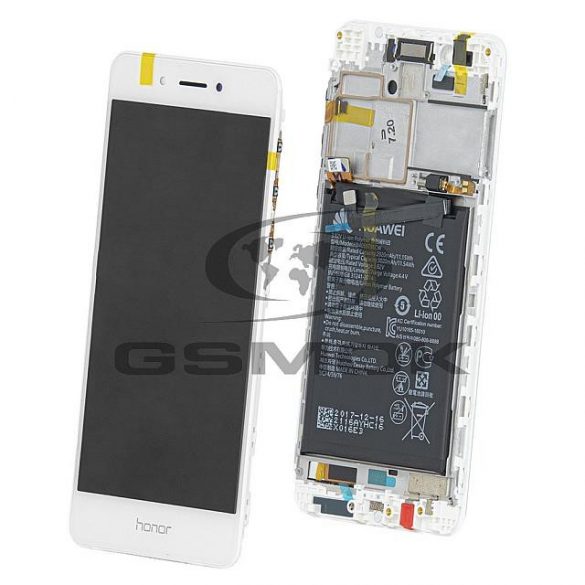 LCD + TOUCH PAD COMPLET HUAWEI HONOR 6C CU CADRU ȘI BATERIE ALBĂ 02351FUU PACHET DE SERVICII ORIGINAL