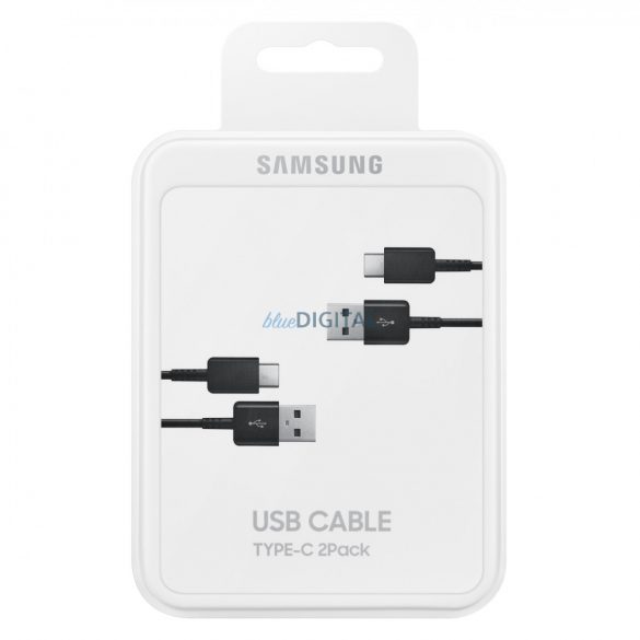 Cablu USB C 480Mbps 5A 1,5m Samsung EP-DG930MBEGWW - negru (set de 2)