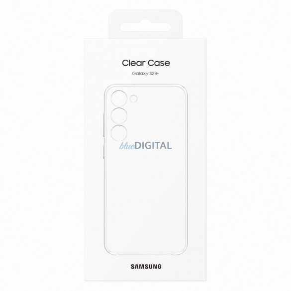 Husa Samsung Clear Cover pentru husa din gel Samsung Galaxy S23+ transparenta (EF-QS916CTEGWW)