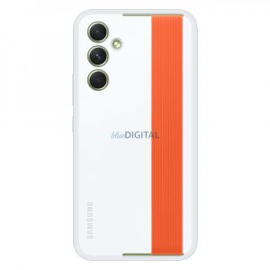 Husă Samsung Haze Grip pentru husă Samsung Galaxy A54 5G albă (EF-XA546CWEGWW)