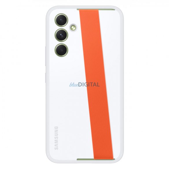 Husă Samsung Haze Grip pentru husă Samsung Galaxy A54 5G albă (EF-XA546CWEGWW)