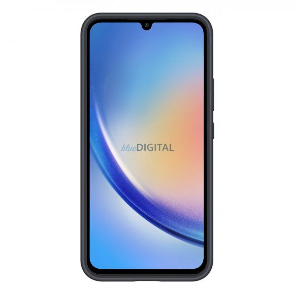 Husă cu capac pentru slot pentru card Samsung pentru Samsung Galaxy A34 5G husă portofel pentru carduri neagră (EF-OA346TBEGWW)