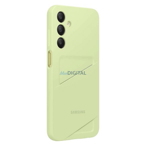 Husa cu slot pentru card Samsung EF-OA256TMEGWW cu slot pentru card pentru Samsung Galaxy A25 5G - verde