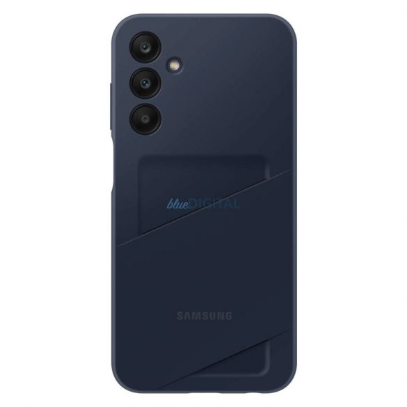 Husă cu slot pentru card Samsung EF-OA256TBEGWW cu slot pentru card pentru Samsung Galaxy A25 5G - negru și albastru