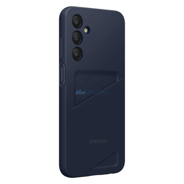 Husă cu slot pentru card Samsung EF-OA256TBEGWW cu slot pentru card pentru Samsung Galaxy A25 5G - negru și albastru